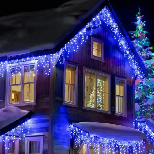 Guirlandes LED Extérieure – Lumière Chaude, 8 Modes Festifs